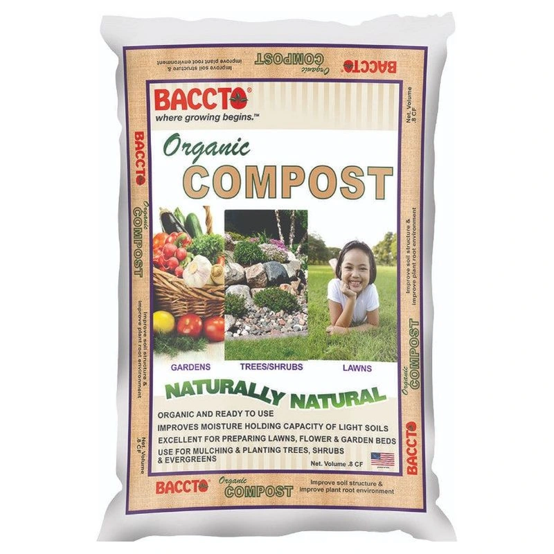 0.8 CF  BACCTO Organic Compost – Nutrient-Rich Soil Amendment