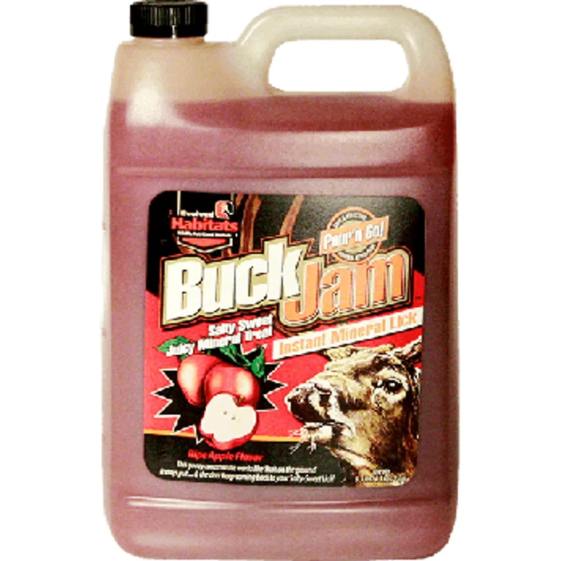 1 Gallon Apple Buck Jam – Liquid Mineral Deer Attractant