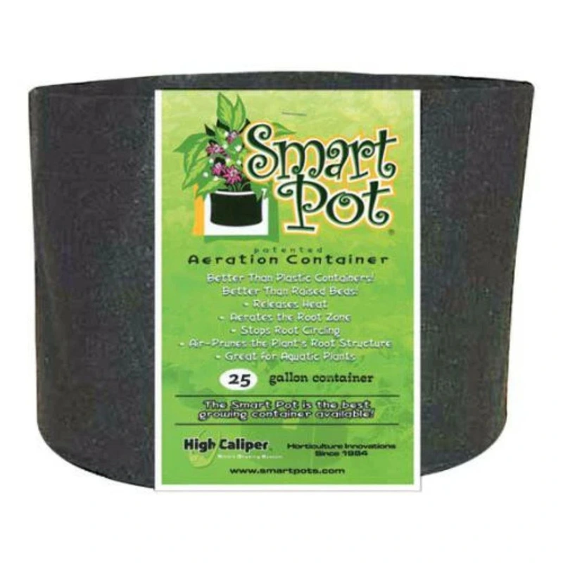 25 Gallon Smart Pot Black Fabric Planter