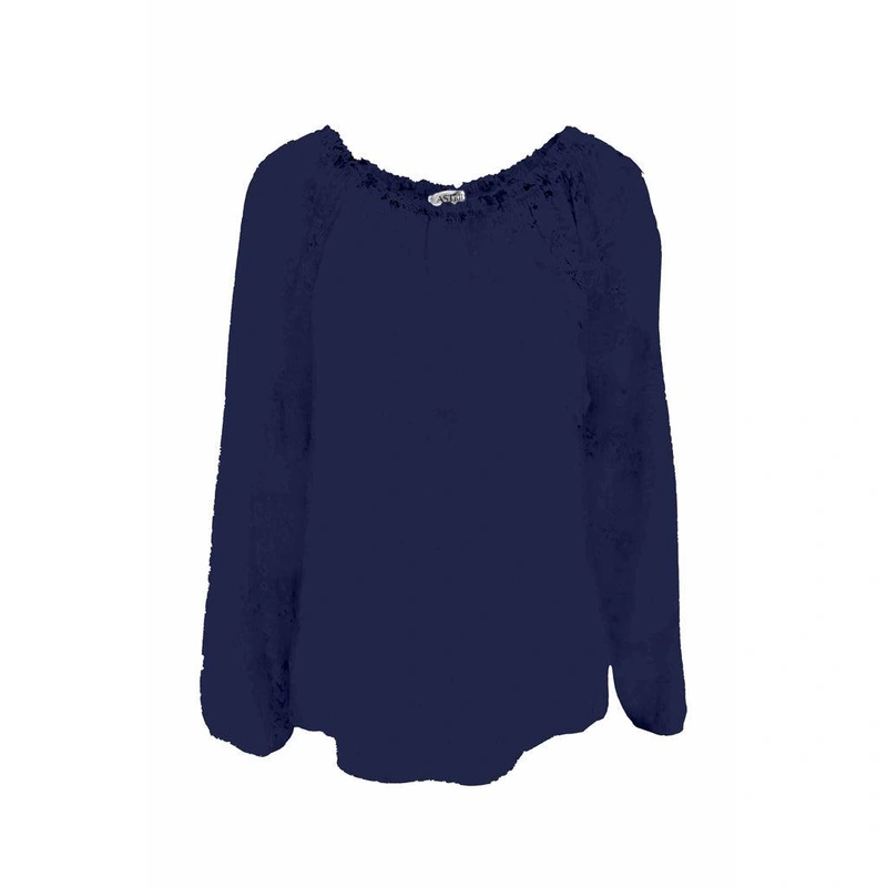 Astrid Bistro Blouse Navy