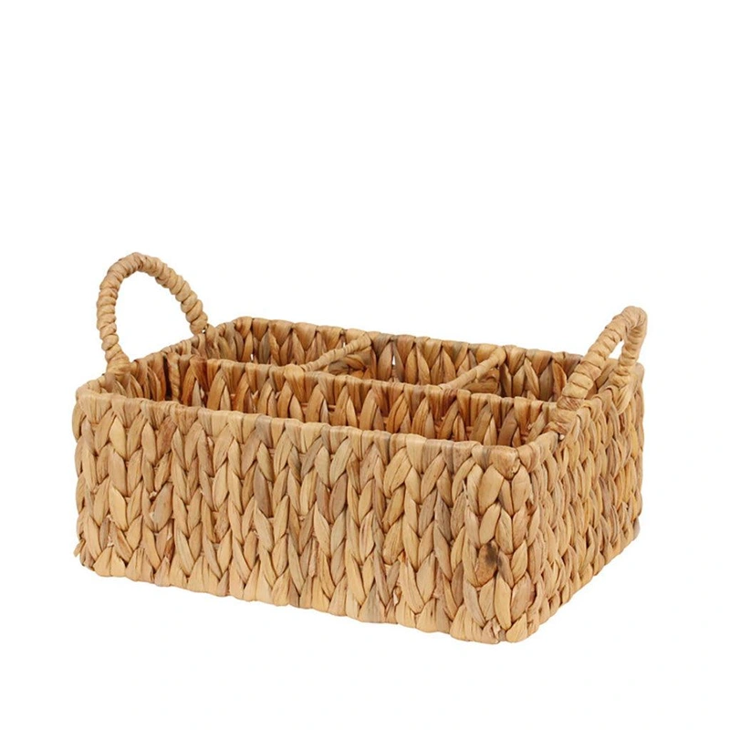 Basket 4 Part w/Handles Natural