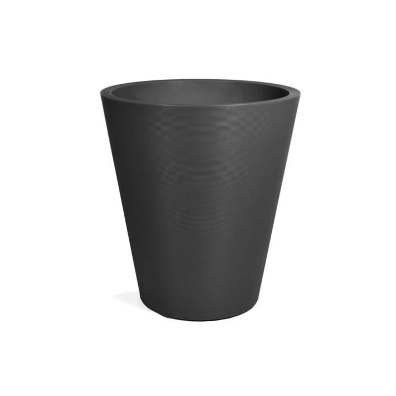 Curve 30″ Black Planter