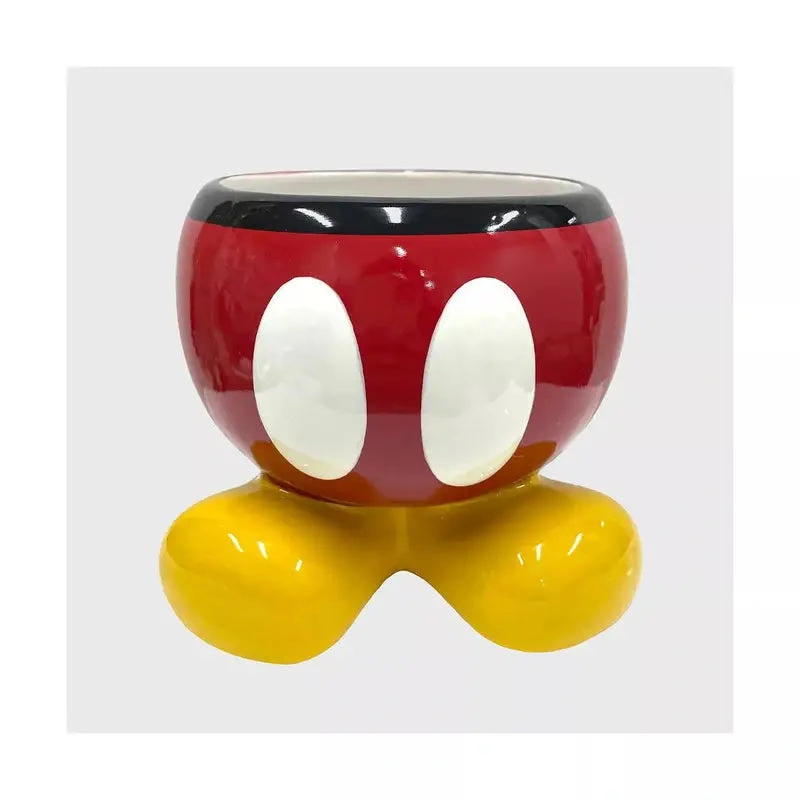 Disney Mickey Mouse & Friends Mickey Mouse Ceramic Indoor Outdoor Planter Pot Multicolor 6.81×7.68″x7.68